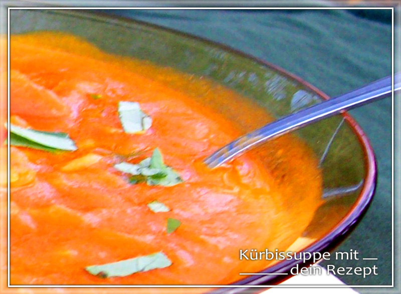 Kürbissuppe mit Dinkel