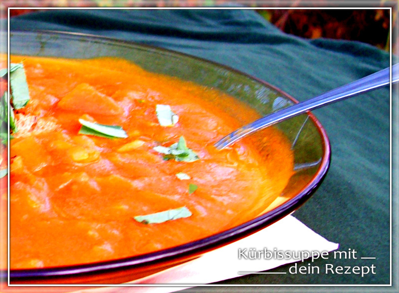 Kürbissuppe mit Kokos